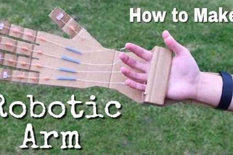 How to Make a Robotic Arm at Home out of Cardboard