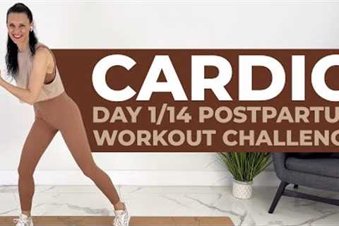 DAY 1 // Postpartum Cardio Workout (Postpartum Workout Challenge)