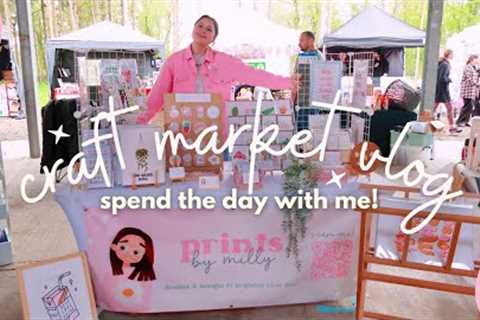 CRAFT MARKET VLOG ✿ come to my first craft fair of 2023 with me!