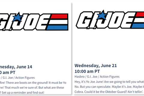 Official Yo Joe June 2023 Preorder Dates June 14th and June 21st