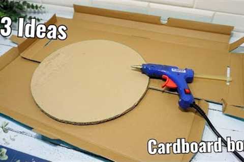 I rarely toss boxes, they''re surprisingly versatile. These 3 DIY cardboard projects are amazing