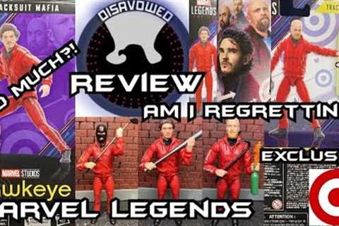 MARVEL LEGENDS TRACKSUIT MAFIA HAWKEYE TARGET EXCLUSIVE ACTION FIGURE REVIEW w/GI JOE NECA COMPARED