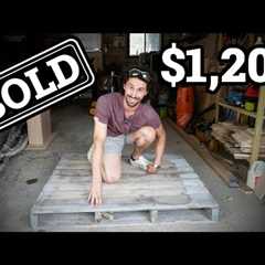 Turning a Free Pallet into a $1,200 Desk