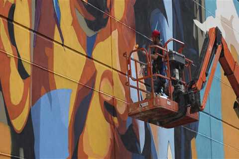 What is the process for maintaining a mural or graffiti piece in harris county?