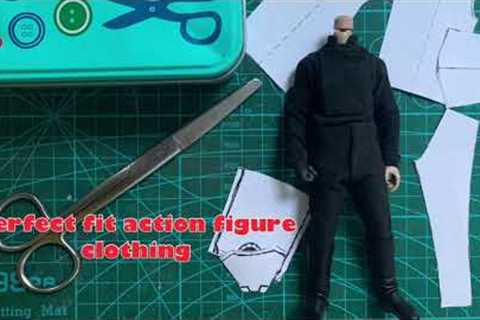 Perfect fit clothing patterns for action figures