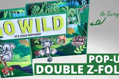 Another Classic I''ve Not Made for Years!!! | Double Z Fold Pop-Up Box Card