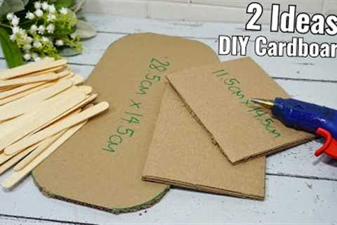 Cardboards are pretty surprising. These 2 DIY cardboard projects are amazing