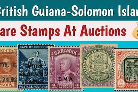 Rare Valuable Stamps From British Guiana To Solomon Island | Great Britain Postage Stamps - Part 4