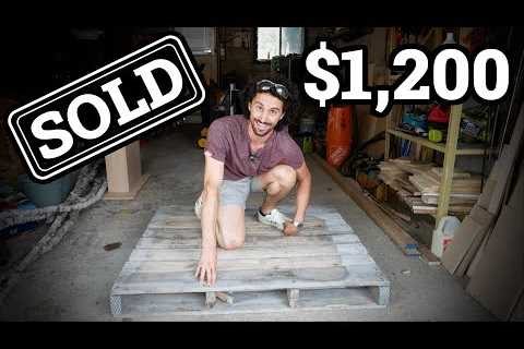 Turning a Free Pallet into a $1,200 Desk