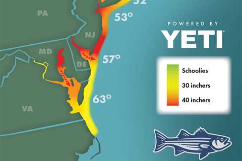 Striper Migration Map – April 28, 2023