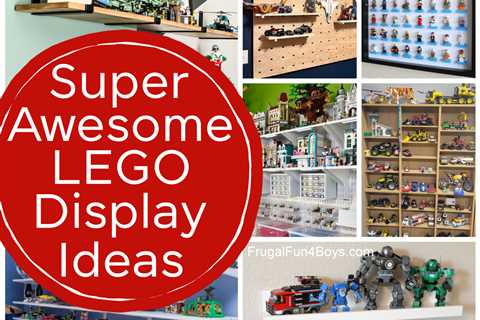 Awesome LEGO Display Shelf Ideas