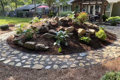 How To Prevent Weeds In Rock Landscaping - NC Mountainscape