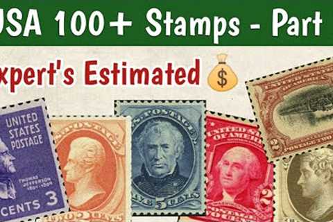 USA Stamps Worth Money - Part 7 | Quick Review Of 104 Most Expensive Stamps From America