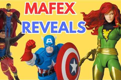 SDCC''23 - MAFEX Reveals Hush, Reign of the Supermen, X-Men