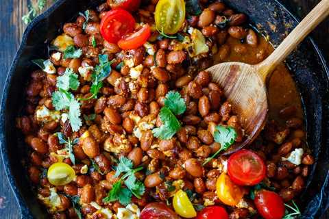 Baked Enchilada Beans