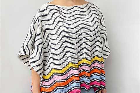 Crochet An Ibiza Ripples Poncho … Great Look For Spring!