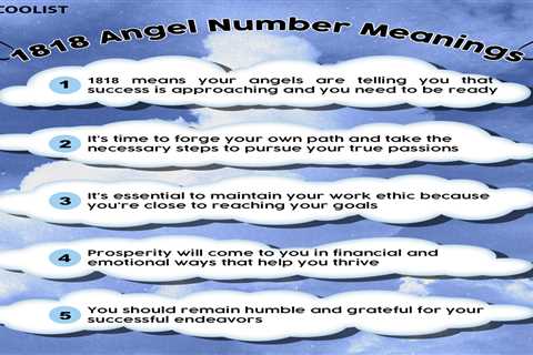 What Does The 1818 Angel Number Mean? Decoding Its Spiritual Message