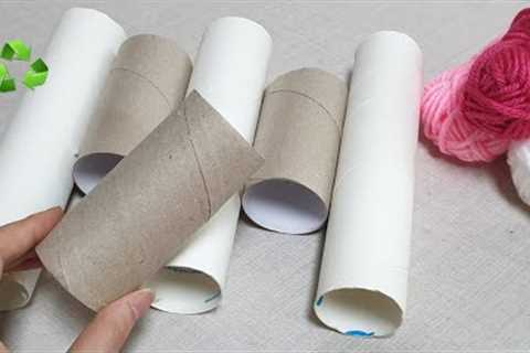 Don''t throw away the cardboard rolls! Amazing Recycling Ideas - DIY Upcycling hacks