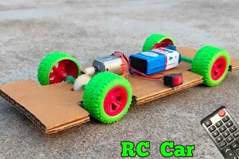 Crafting a Cardboard Marvel: DIY RC Car Tutorial | SR Crafts Official | how to make a RC Car. #diy