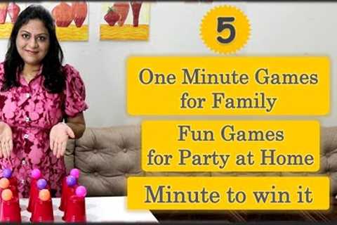 5 Fun Games for Party | Indoor games | One minute games | Kitty Party Games (2023)