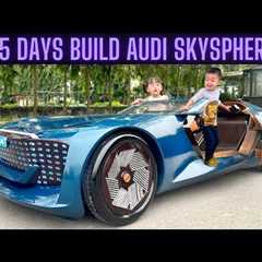 Builds Audi Skysphere for daughter with all the love of a father ( English sub )