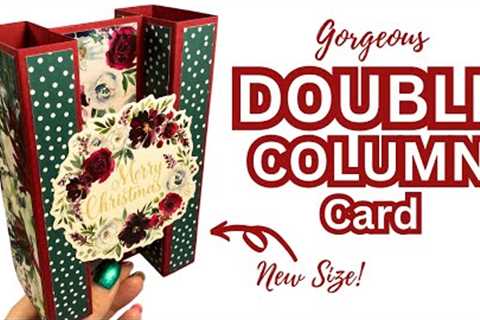 Gorgeous NO DIES NEEDED | Double Column Card!