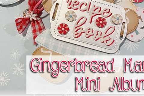 KSCraft Gingerbread mini album recipe book ~ Great gift idea! #satmornmakes