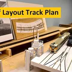 Shelf Layout Track-Plan and Benchwork | River Road ~ Vlog # 201