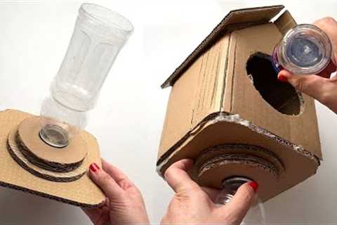 Homemade Cardboard Birdhouse  DIY Home Decor Project