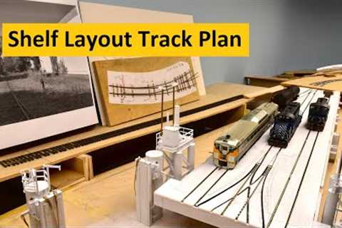 Shelf Layout Track-Plan and Benchwork | River Road ~ Vlog # 201