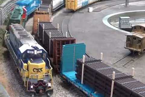 Running Trains On The Shortline Model Railroad Club!