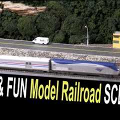 MODEL RAILROAD SCENERY! Easy & fun,  How To. using BARNES PRODUCTS