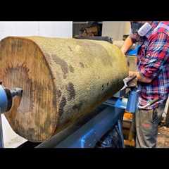 Woodturning – I Maxed Out My Lathe !!