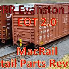 HO Scale EOT 2.0 Devices from MacRail Review Plus additional detail parts. Model Trains in Action