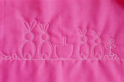 WeAllSew Tutorial: Free-Motion Quilting Bunny