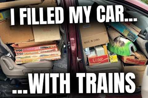 I Filled My Car... With TRAINS! (HO Scale Haul Unboxing)