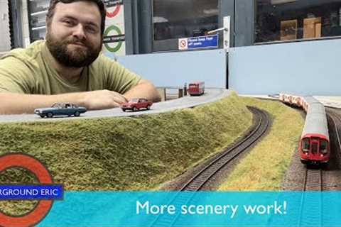 London Underground model railway build 14 - building a road and embankments