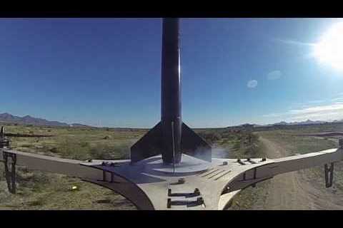 Rocket Launching Quadcopter – Flight Test