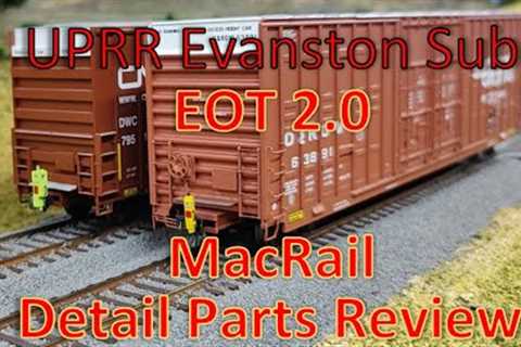 HO Scale EOT 2.0 Devices from MacRail Review Plus additional detail parts. Model Trains in Action