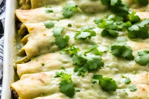 Green Enchiladas (Enchiladas Verde)