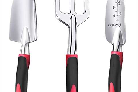 3-Piece Aluminum Garden Tool Set for a Pleasant Gardening Experience