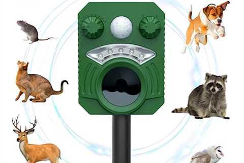 Ultrasonic Animal Repeller - Keep Garden Pest-Free