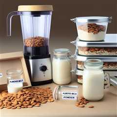 How to Make Almond Milk Powder for Vegan Storage