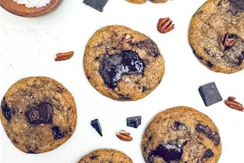 Salted Brown Butter Pecan Pie Chocolate Chunk Cookies