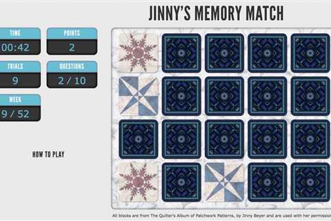 Jinny's Memory Match: 04/26/23