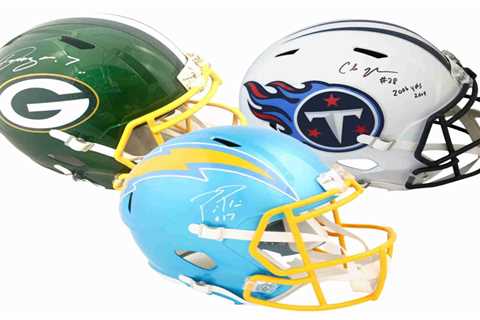 Kickoff! Here are 10 Valuable Autographed NFL and NCAA Football Helmets!