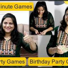8 One Minute Games | Kitty party games | Minute to win it games for ladies | Party Games for Women