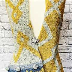 Knit a Diamonds and Bubbles Cowl, Perfect Gift For Yourself or a Friend