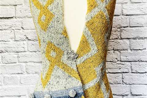 Knit a Diamonds and Bubbles Cowl, Perfect Gift For Yourself or a Friend