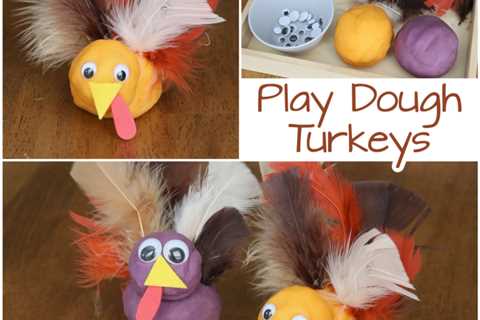 Play Dough Turkeys